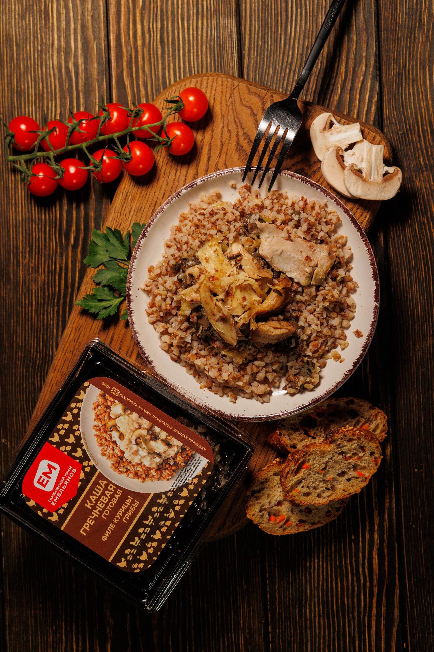 Гречка с куриным филе и грибами — изображение 3